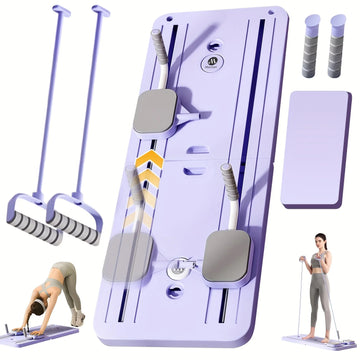 6 in 1 Multi-Purpose Foldable Pilates Reformer Board Set With Timer Pilates Equipment for Home