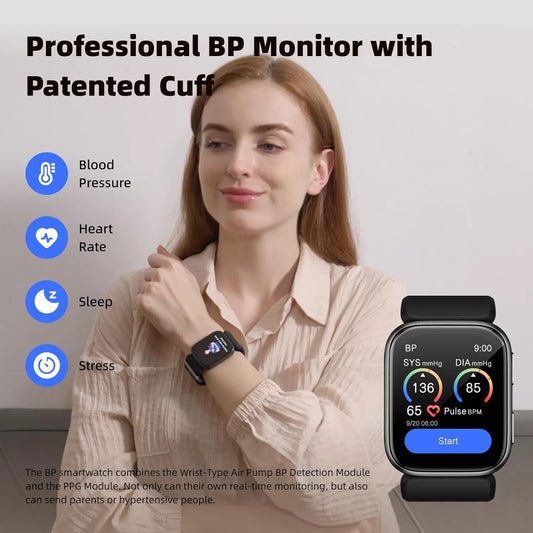 Smart Watch 24 hours Ambulatory Blood Pressure Monitor