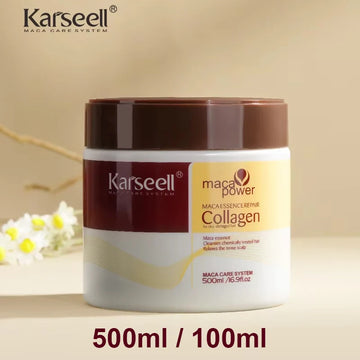 Karseell Collagen Hair Treatment Deep Repair Conditioning Argan Oil Hair Mask Essence for Dry Damaged Hair 100ml/500ml